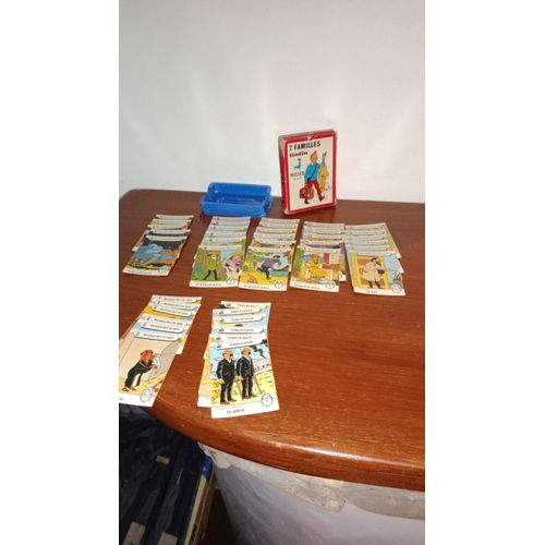 Jeu 7 Familles Ancien Tintin Willeb