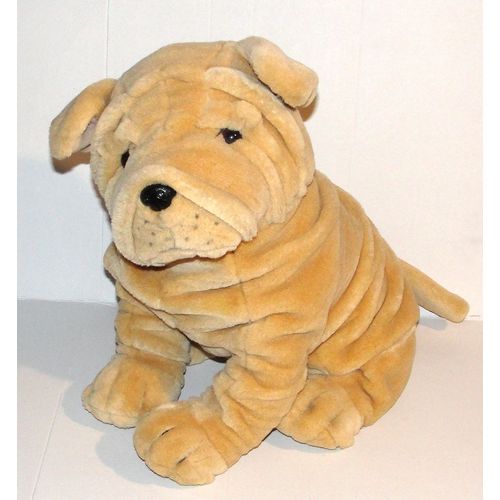Peluche Chien Sharpei Assis Gros Model Shar Pei Keel Toys