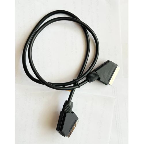 Cordon Peritel 2 branchements de 21 Broches- Ce cordon péritel permet de connecter votre équipement à votre téléviseur équipé d'une prise péritel pour récupérer les signaux audio et vidéo.