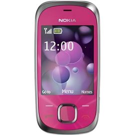 PM7-Téléphone mobile NOKIA 7230 Rose - Coulissant - Appareil photo 3 mégapixels - Radio FM