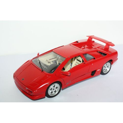 Burago Lamborghini Diablo 1990 - 1/18e - Rouge-Burago