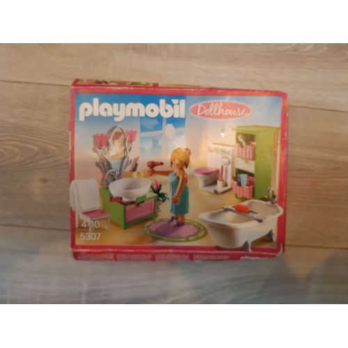 Playmobil Dollhouse 5307 : Salle De Bain Et Toilette