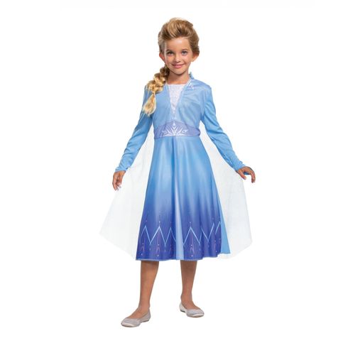 Déguisement Elsa Reine Des Neiges 2 Basique Fille - Taille: 7 - 8 Ans (124 - 136 Cm)