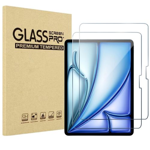 Verre Trempé pour iPad Air 11 pouces M3 2025 [Pack 2] Film Protection Ecran Resistant [Lot de 2] Vitre Anti Rayure Phonillico®