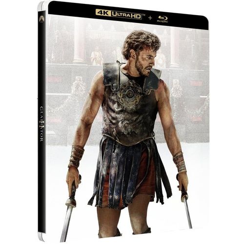 Gladiator Ii - 4k Ultra Hd + Blu-Ray + Blu-Ray Bonus - Édition Boîtier Steelbook