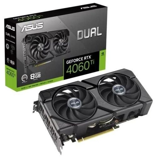 ASUS Dual GeForce RTX 4060 Ti EVO 8GB - Carte graphique - GeForce RTX 4060 Ti - 8 Go GDDR6 - PCIe 4.0 - 3 x DisplayPort, HDMI