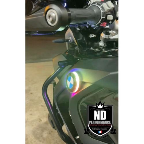 Kit Led Logo Bmw 70 Mm Rgb Bluetooth 