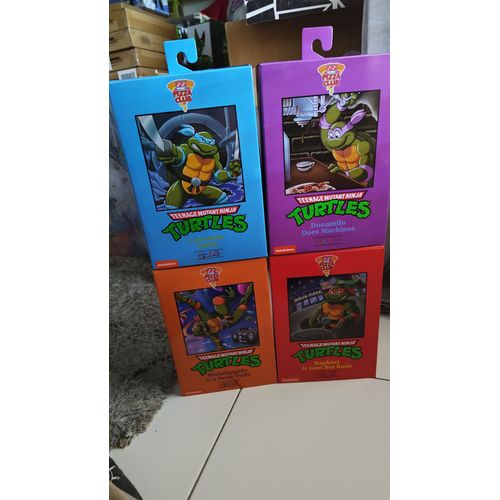 Les Tortues Ninja 4 Figurines Neca Tmnt Teenage Mutant Ninja Turtles Anime 1987