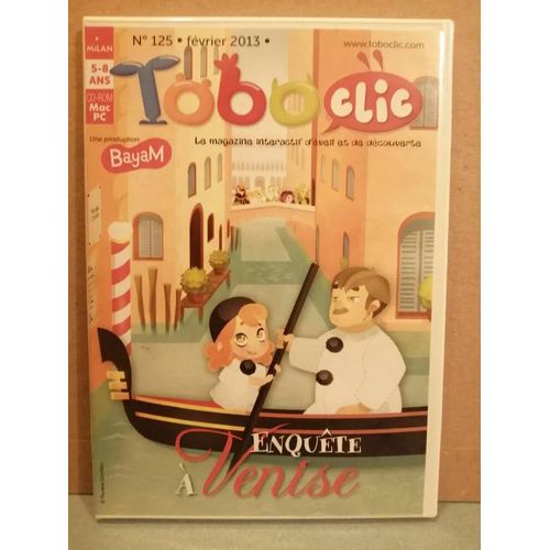 Tobo Clic: Enquête À Venise/ Cd-Rom Mac Pc/ 55/M3