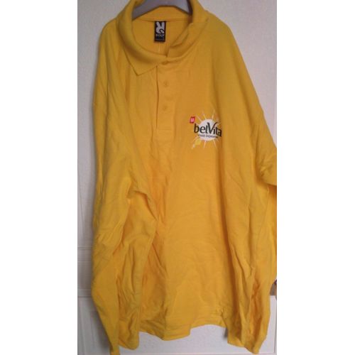 Polo Jaune Publicitaire : Belvita (Marque De Biscuits)