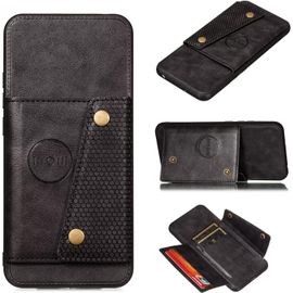 Compatible Avec Coque Samsung Galaxy A42 5g, Etui En Cuir De Téléphone Avec Emplacement De Cartes Coque+Film De Protection D?Écran Téléphone Portable Stand Housse-Noir