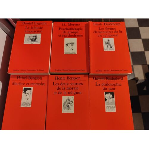 Lot De 6 Livres, Collection Quadrige