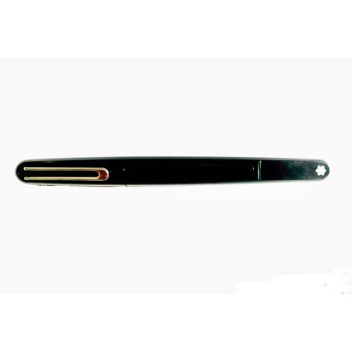 Stylo Bille Montblanc Noir En Résine Avec Capuchon Aimanté Révisé 