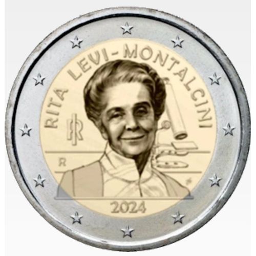 2 Euros Commémorative Italie 2024 Rita Unc
