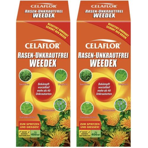 Lot 2 X Désherbant Sélectif Celaflor Pelouse Herbicide Concentré Jardin Gazon 400ml