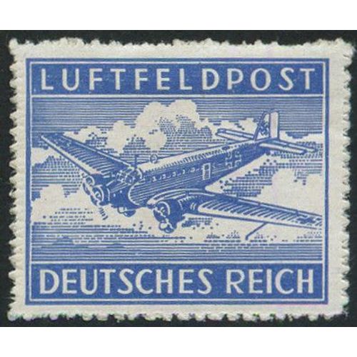 Allemagne, 3ème Reich 1942, Très Beau Timbre Neuf** De Poste Aérienne, Franchise Militaire, Avion De Transports De Troupes.