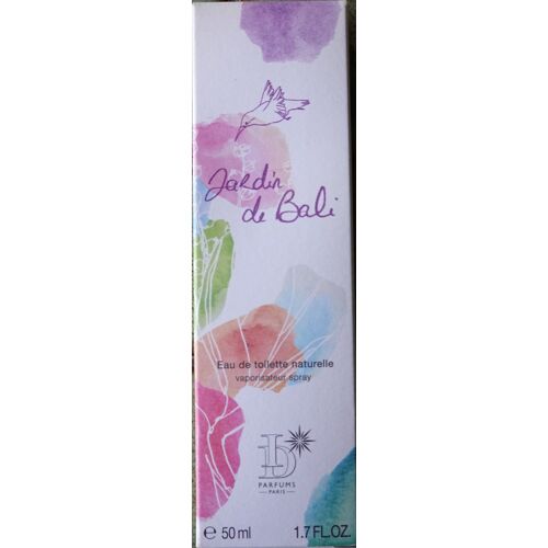 Id Parfums. Jardin De Bali. Vaporisateur Eau De Toilette Naturelle. 50ml. 