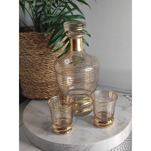 Service À Liqueur Doré