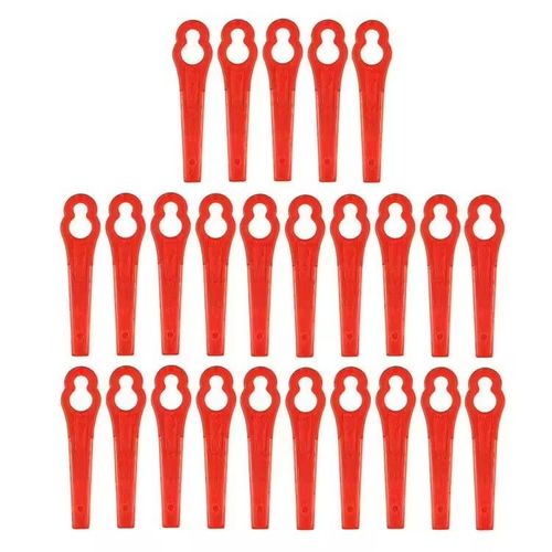 100Pcs Lames de Rechange Coupe Bordure Florabest LIDL,Gros Trou 10mm,Petit Trou 5mm