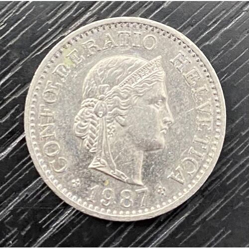 Pièce Suisse 10 Rappen, 1987