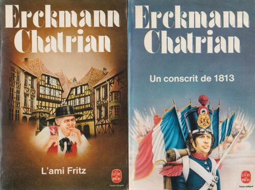 L'ami Fritz & Un Conscrit De 1813 - Erckmann Chatrian (Livre De Poche, 1977)