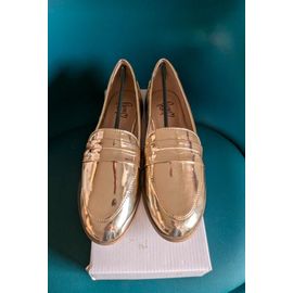 Mocassins Dorées Très Chic 38