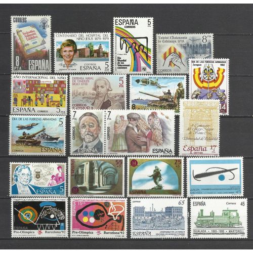 Espagne Timbres Neufs Grands Format