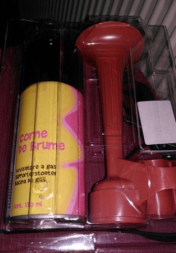 Outil Survival Corne De Brume À Gaz 150 Ml Avec Sa Bouteille Instrument De Survie, De Secours Ou Pour Supporters De Match Football Rugby Basketball Handball Manifestation Publique