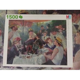 Puzzle Marque Mb - 1500 Pieces – Le Déjeuner Des Canotiers - Peintre : Renoir