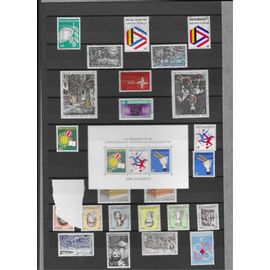 Lot De 95 Timbres Différents Du Luxembourg De 1969 À 1973 - Oblitérés En Très Bon Etat Et Neufs**