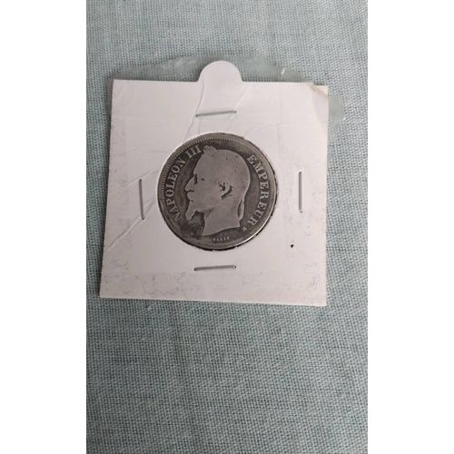 Monnaie Argent 2 Franc Napoleon Iii 1867