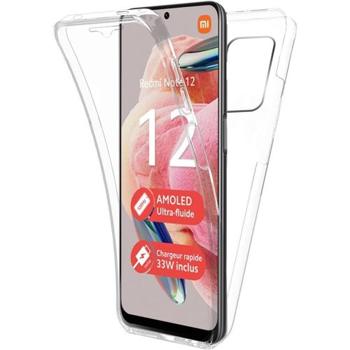 COQUE XIAOMI REDMI NOTE 12 / POCO X5 INTEGRALE TRANSPARENT SILICONE RIGIDE (TPU)