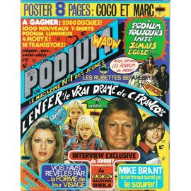 Podium 64 1977 Cloclo/Dave/Joelle/Marc Coco/Raitner/Hallyday/Sheila/Juvet/Rubettes/Mireille Mathieu/Mike Brant/Shake/Sardou/France Gall/Boney M/Mister Et Miss Podium