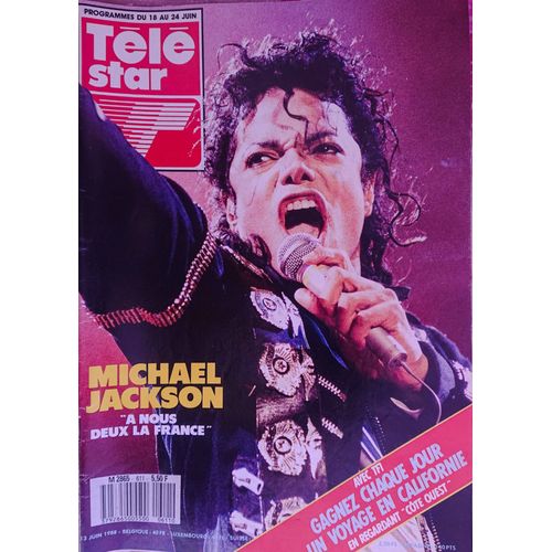 Télé Star N° 611 - 1988 - Michael Jackson