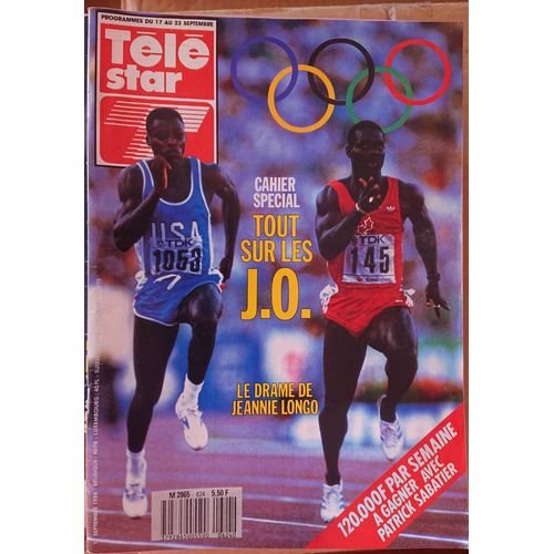 Télé Star N° 624 - 1988 - Tout Sur Les Jeux Olympiques