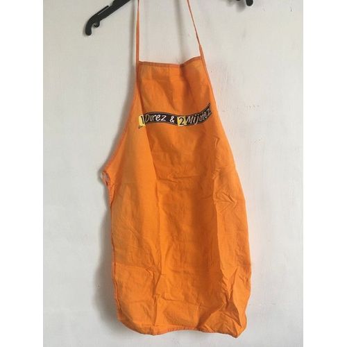 Lot De 3 Tabliers Orange "Dorez , Mijotez " Un Peu Délavés