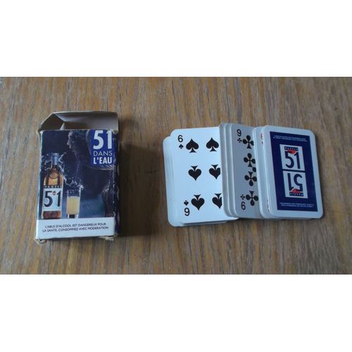 1 Mini Jeux De 52 Cartes Pastis 51