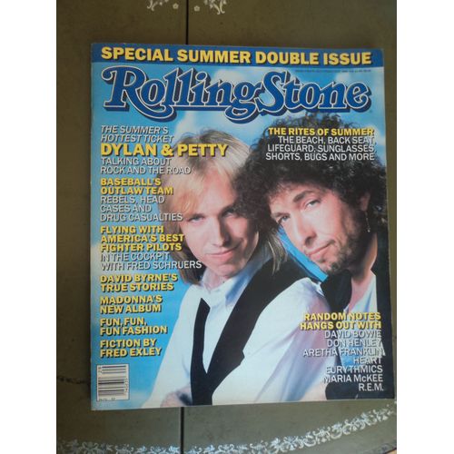 Rolling Stone Magazine No 478/479 July 17-31, 1986 Tom Petty Bob Dylan Usa (Exc