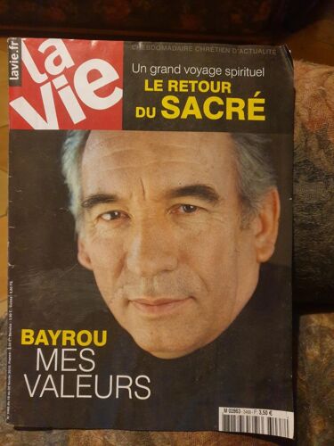 La Vie 3468 Bayrou Mes Valeurs