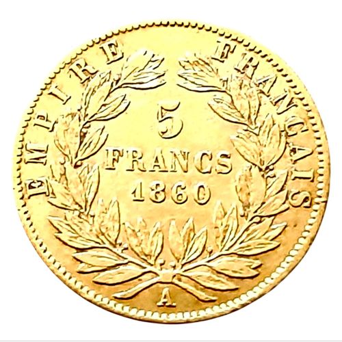 5 Francs Or Napoleon 3 