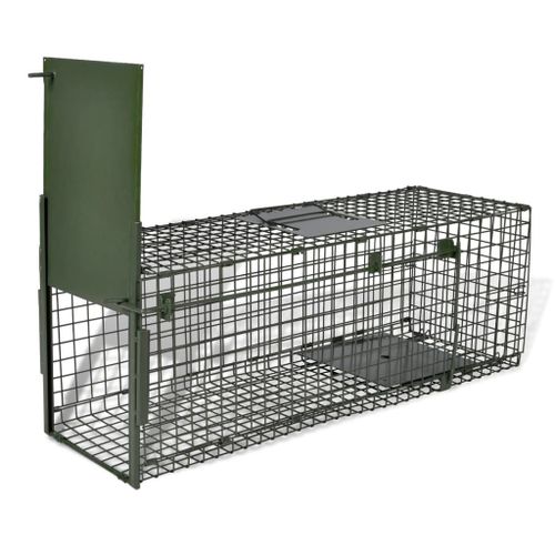 vidaXL Attrape à animaux avec 1 porte