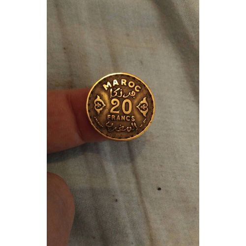 Piece 20 Francs Maroc 1952