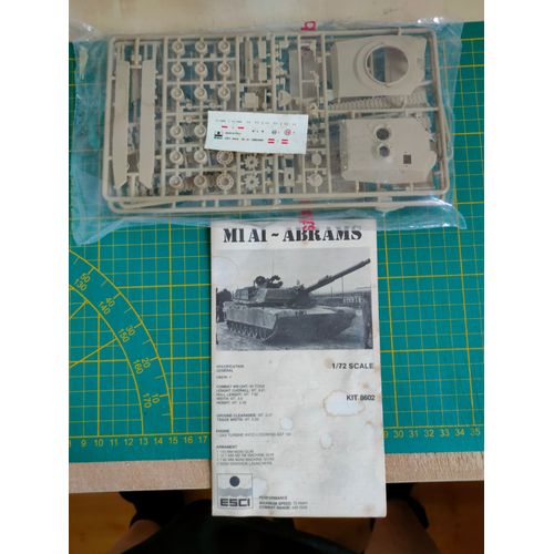 Maquette Esci 1/72 : M1 A1 Abrams-Esci