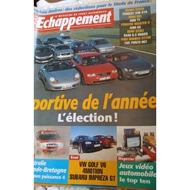 Échappement N°388 12/1999 Sportive De L'année Golf V6 Rallye Australie Gb