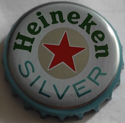 France Capsule Bière Beer Crown Cap Heineken Silver