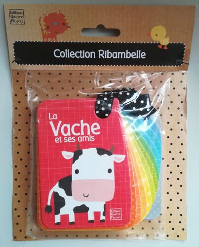 Cartes d'éveil - La vache et ses amis-