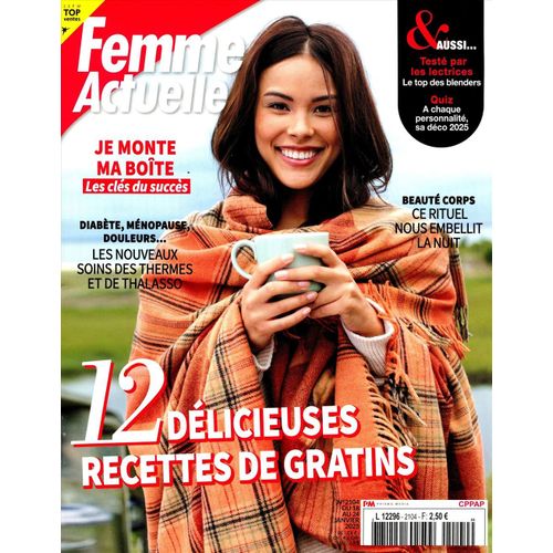 Femme Actuelle N°2104 : 12 Délicieuses Recettes De Gratins