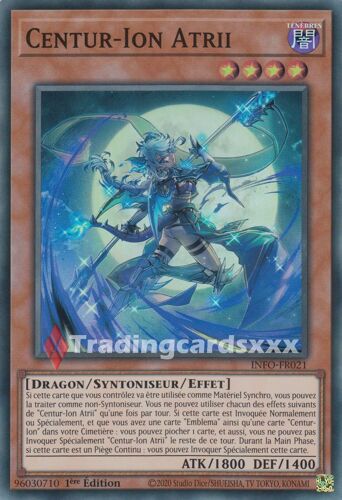 Yu Gi Oh Info Fr021 Centur-Ion Atrii Super Rare