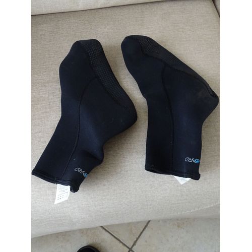Paire De Chaussons De Plongée En Néoprène Décathlon Taille 44/45