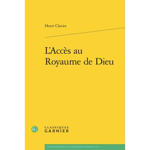 L'accès Au Royaume De Dieu